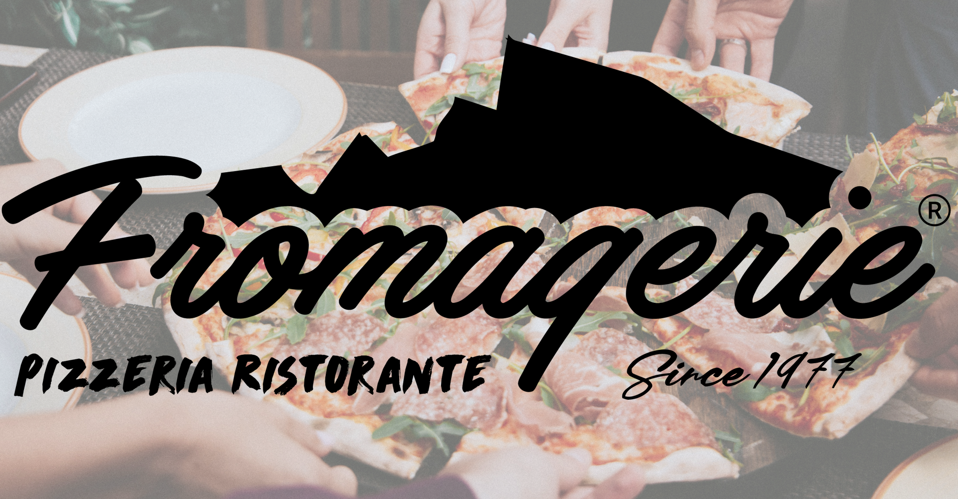 Logo fromagerie con fondo